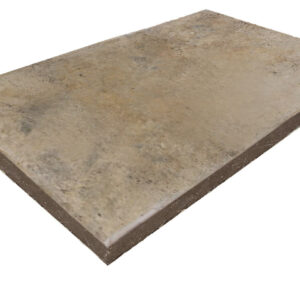 antique Travertine Pool Coping unfilled and tumbled