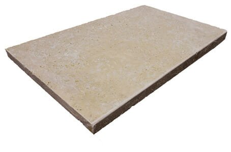 antique travertine unfilled and tumbled pool coping tiles tumbled