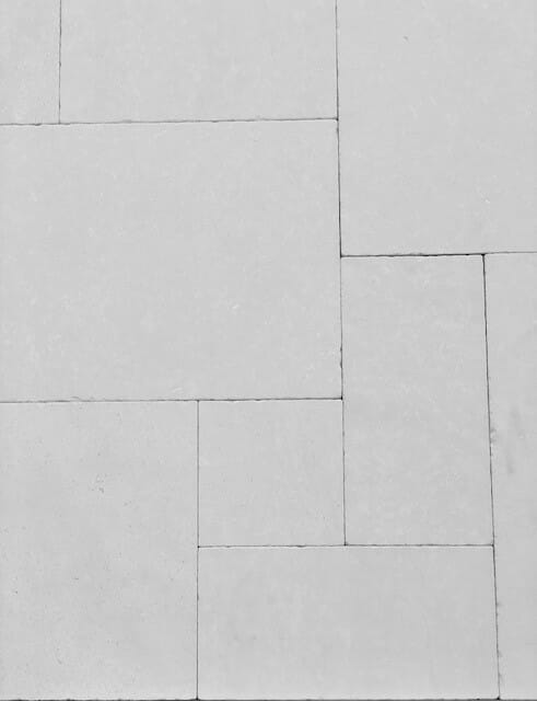 capri white limestone pavers french pattern