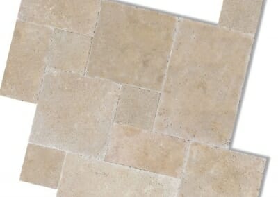 IVORY GROUT FILLED TRAVERTINE