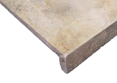 Classic Travertine Drop dsown pool coping tiles