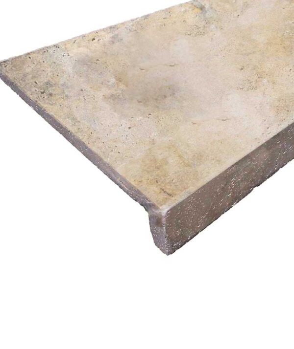 Classic Travertine Drop dsown pool coping tiles